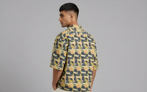 Broad Stipe Linen Look Shirt