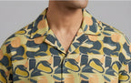 ARTISANAL ABSTRACTION TROPICAL PRINTED SHIRT