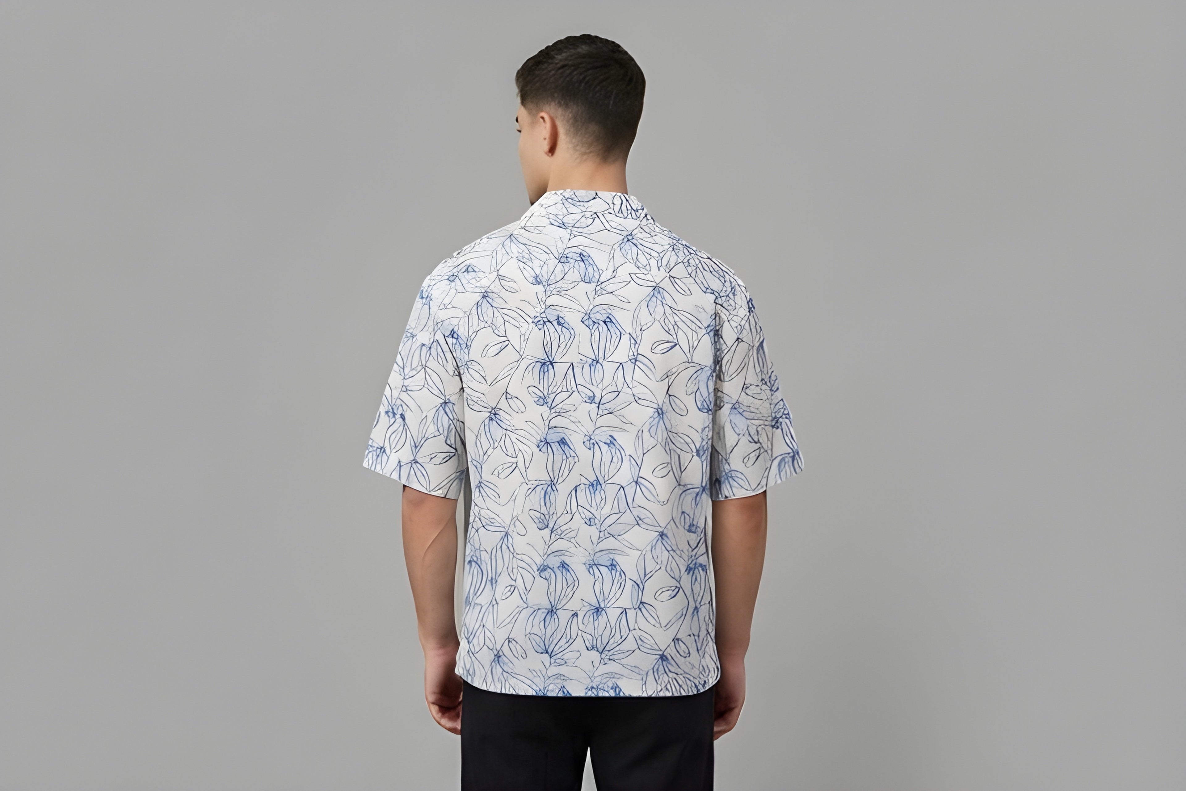 Broad Stipe Linen Look Shirt