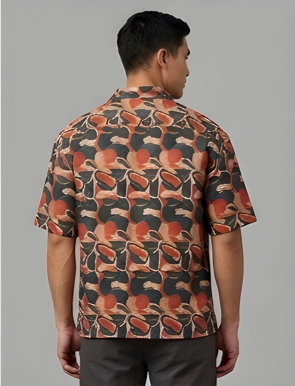 ARTISANAL ABSTRACTION TROPICAL PRINTED SHIRT