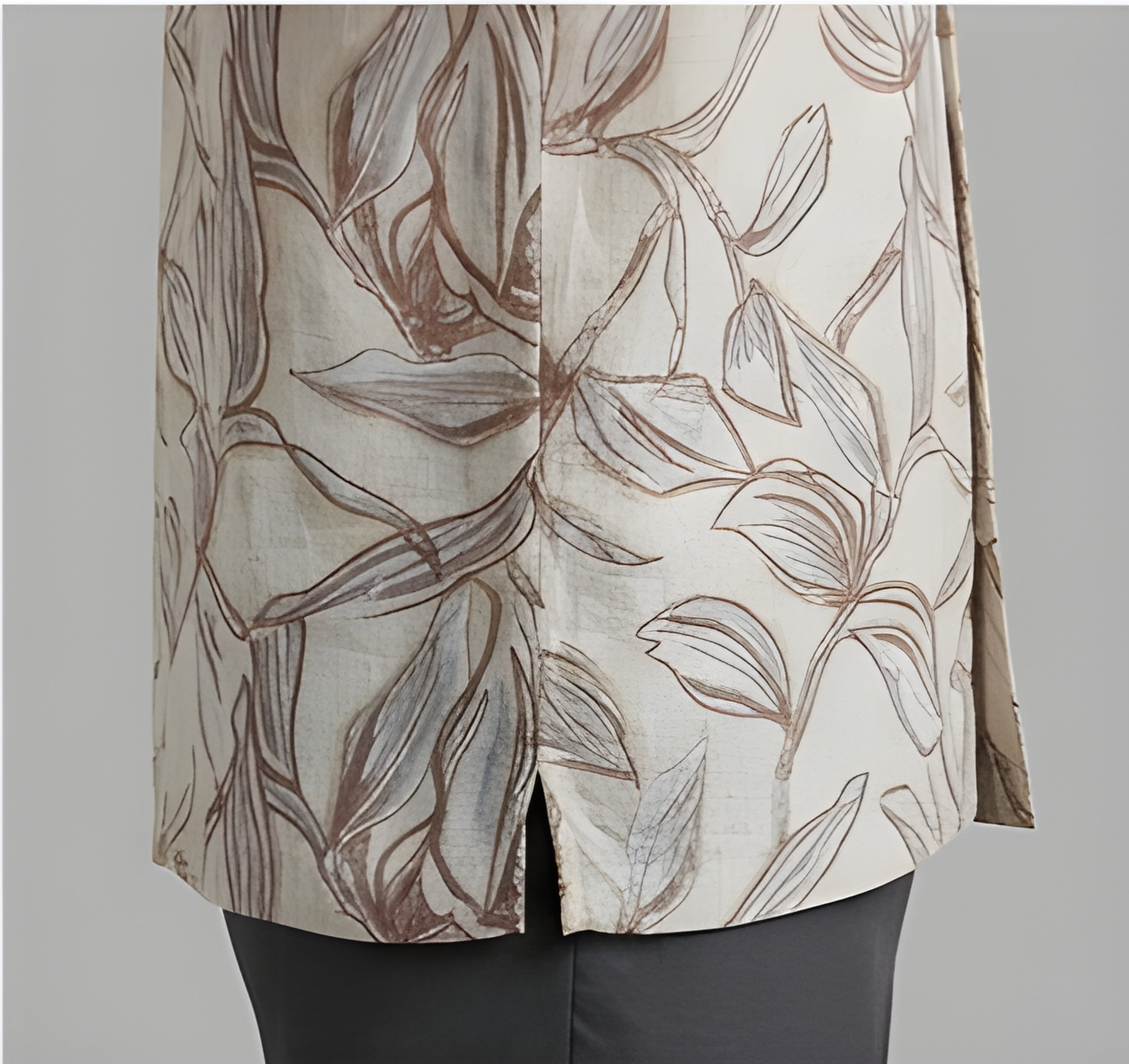Broad Stipe Linen Look Shirt