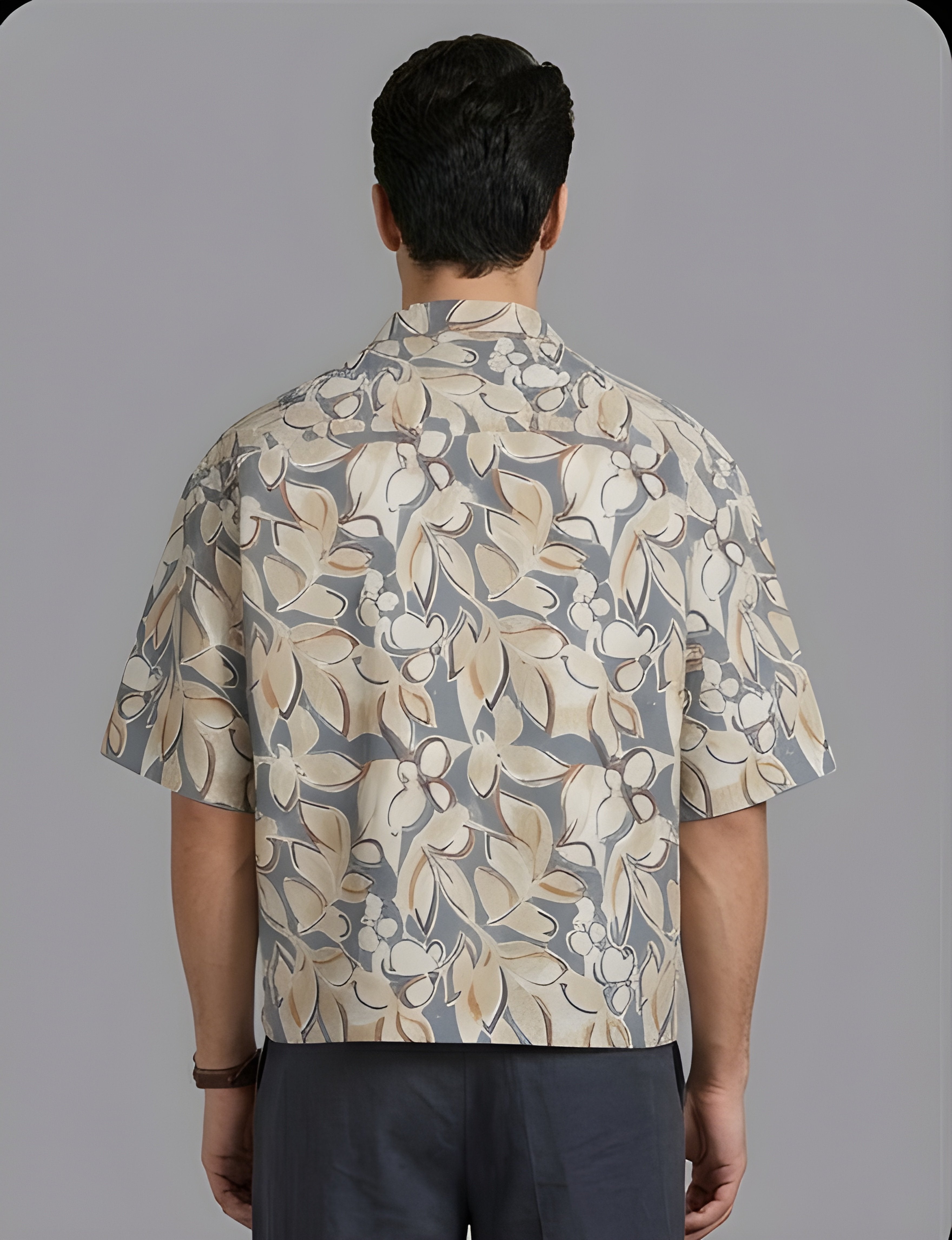 Broad Stipe Linen Look Shirt