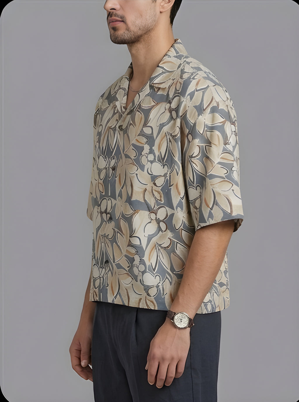 Urban Leaf Boxy Fit Shirt