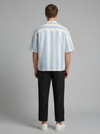 STRIPED EASY BLUE SHIRT