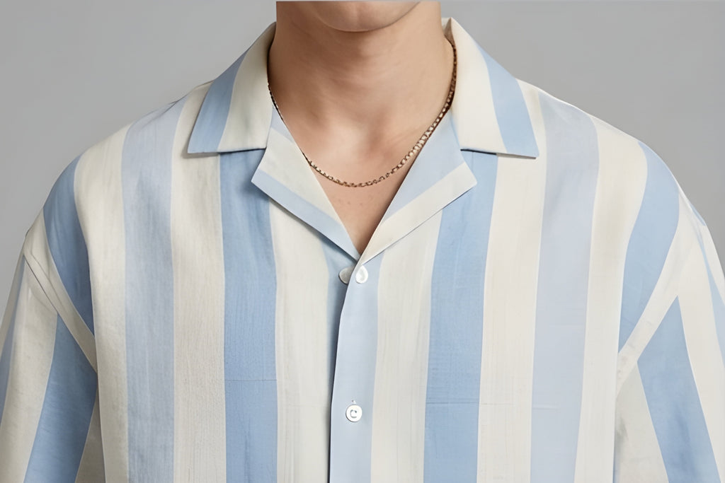 STRIPED EASY BLUE SHIRT