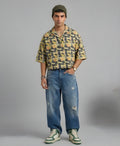 ARTISANAL ABSTRACTION TROPICAL PRINTED SHIRT