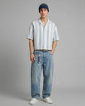STRIPED EASY BLUE SHIRT