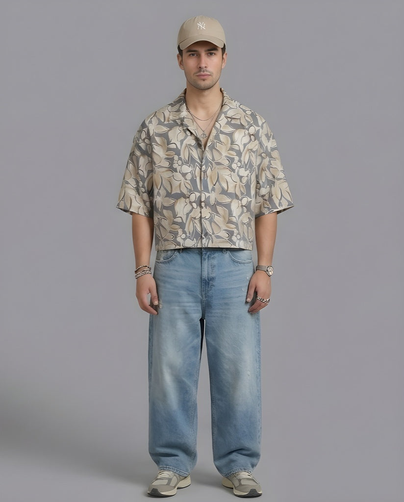 Urban Leaf Boxy Fit Shirt