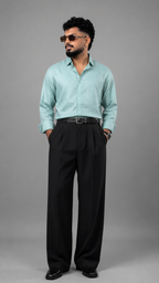 Sea Mist Linen Shirt – Premium Pure Linen | Regular Fit | Full Sleeve